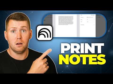 How to Print Notes From NotebookLM - Quick Guide