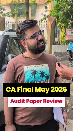 🔥 CA Final Audit Paper Review May 2026 🔥#ca #cafinal #cafinalmay2026 #cafinalbypw #icai