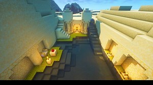 Underground Water Slide Temple House Minecraft Map