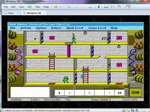 Math Blaster 2: Secret of the Lost City - Game 1