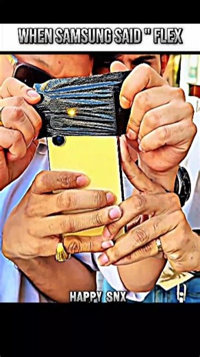 Samsung Flex ☠️ iPhone vs Samsung 😈 Who Has More AURA? 🔥 #Shorts