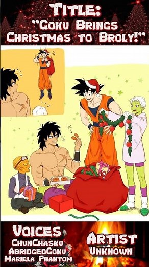 Goku Brings Christmas to Broly 🍩🎁 (Dragonball Comic Dub)