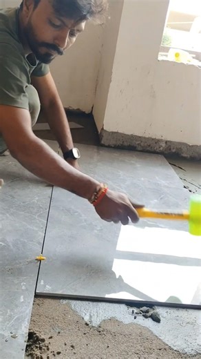 Gray pattern Glossy ceramic 2/4 Tiles installation