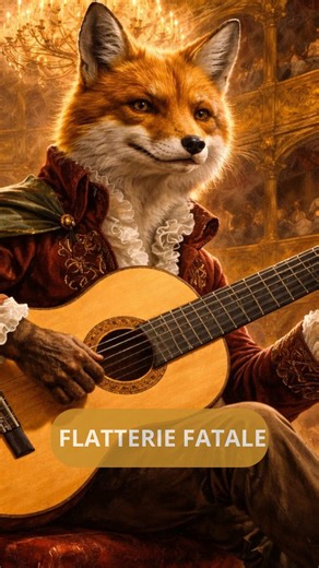🔥 La flatterie peut tout faire tomber… Le Corbeau l’apprend à ses dépens. La version complète est en ligne sur YouTube. 🎬 Regarde le clip maintenant. Lien en commentaire. #LeCorbeauEtLeRenard #Fable #LaFontaine #Poésie #ClipMusical