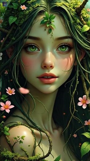 Enchanted Forest Nymph | A Vision of Nature's Beauty