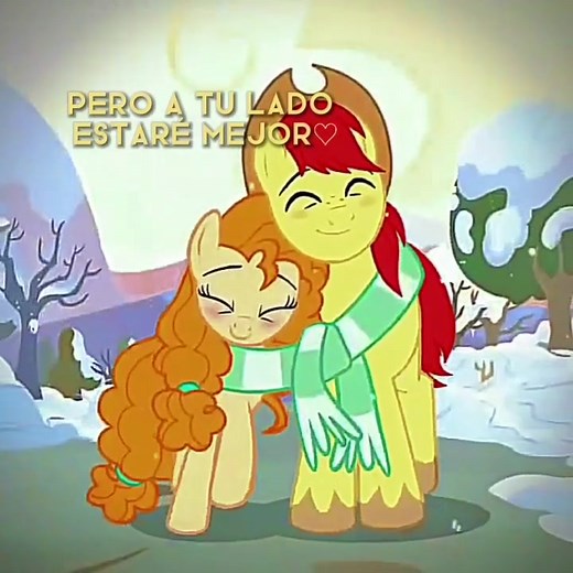 Historia de Amor entre Bright Mac y Pear Butter en My Little Pony