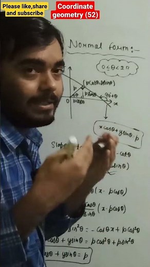 normal form(equation of a straight line)proof/By-Shanu Kumar/Class-11th/(52)
