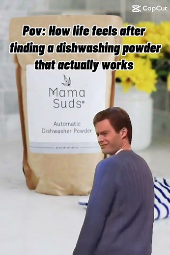 You finally found a dishwashing powder that actually works: MamaSuds