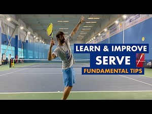 Learn & Improve Tennis Serve - Fundamental Tips (TENFITMEN Episode 189)