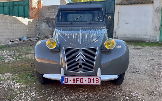 50年代法国经典车- 1959 雪铁龙(Citroën) 2CV AZ 第一人称驾驶