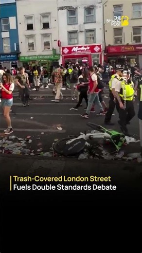 London Streets Covered in Garbage Goes Viral | The Bharat Post