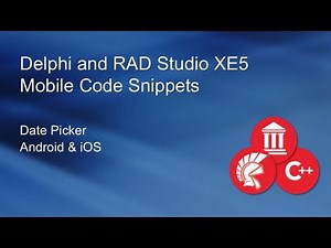 Mobile Date Picker with Delphi XE5