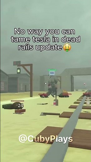 JADE MASK ON TESLA in Dead Rails Roblox (No Script) | Dead Rails Mines Speedrun Guide #deadrails
