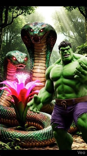 Hulk Went Bald Overnight 😱 | Jungle Mission for Hair 🌿🐍#shortvideo #hulk
