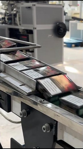 Cigarette Box Wrapping in Action - CP1 Wrapper Machine