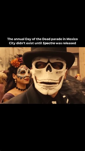 Film Culture | The opening scene of "Spectre" shows a huge Día de los Muertos parade winding through Mexico City — but here’s the twist: that parade... | Instagram