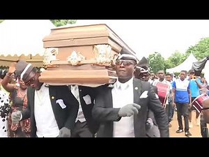 Dancing coffin meme template