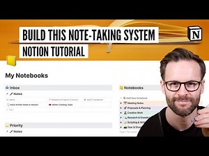 Build this digital note taking system in Notion | Step-by-step Notion Tutorial