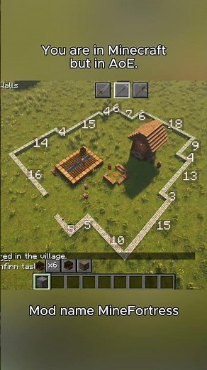 Mod Name MineFortress. Getting better with every update! #minecraft #mod