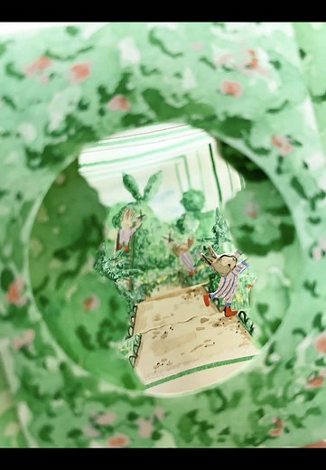 Spring Miniature Garden Time-lapse | Tiny World Illustrator Showcase