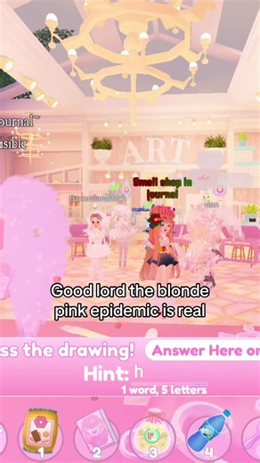 by no means am I calling their outfits ugly or anything!!! All of them are super adorable I just didn’t know the blond pink was this popular LOL #royalehigh #royalehighroblox #roblox