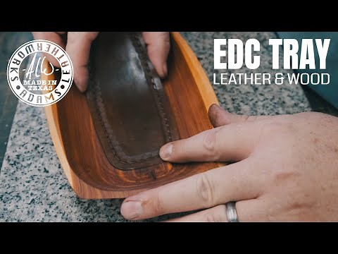 EDC Everyday Carry Tray | Woodworking with the CNC (Condensed)