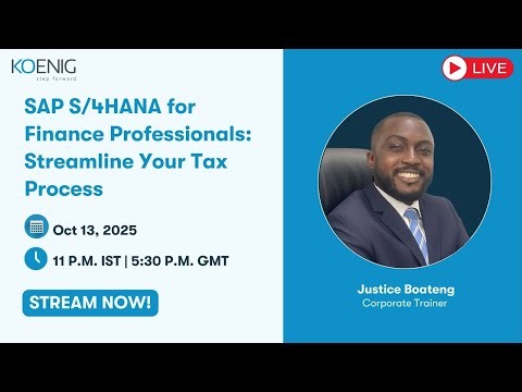 SAP S/4HANA for Finance Professionals: Streamline Your Tax Process
