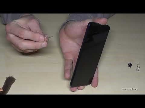 Xiaomi Redmi Note 8 Pro: How to insert the microSD card. Installation of the micro SD