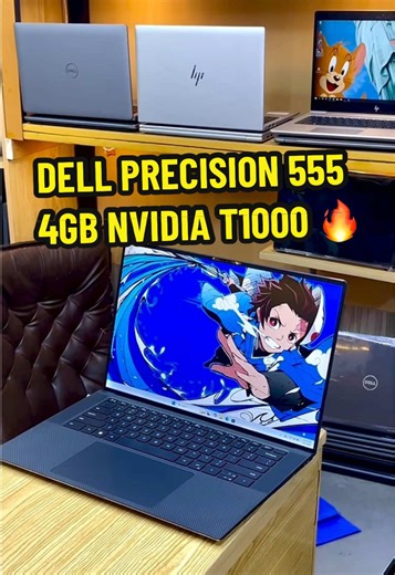🚀 Ultra Slim Workstation - Pro Performance Beast!🔥 Dell Precision 5550 Core i7 10th Gen H Processor ⚡ 16GB DDR4 RAM 512GB NVMe SSD NVIDIA T1000 4GB GDDR6 Dedicated Graphics 🎮 Ultra-Sharp 15.6