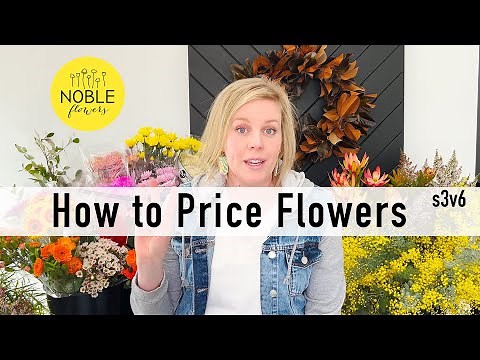 How to find local wholesale prices for your cut flowers. How to set your prices as a flower farmer.