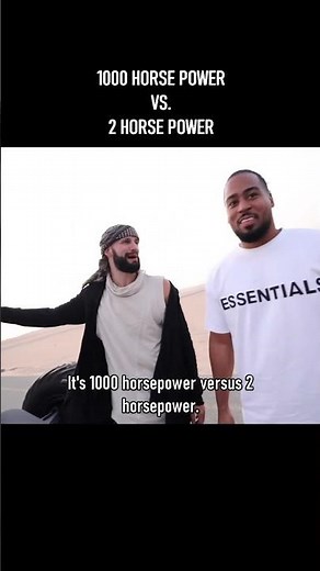 1000 HORSE POWER VS. 2 HORSE POWER