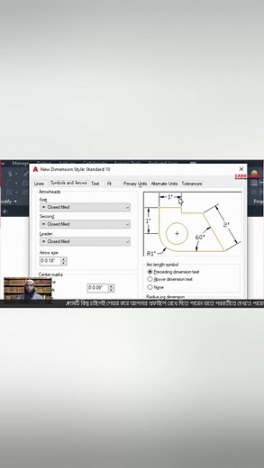 AutoCAD Dimension Style- Symbol & Arrow Watch full video: https://rb.gy/8ums49 #CADDCORE #AutoCAD | CADD CORE Training Institute