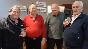 Gangaju: Ante Boban Bujica iz Sovića, Mile Sesar i Branko Pešorda Žuti iz Gruda i Veselko Zorić iz Sovića. 14.2.2026. - Boćarski dom Biberon u Grudama #ganga #Grude #Sovići #Boćarskidom #etnoglazba #Bujica #Milesesar #Žuti #VeselkoZorić | Vikovik by Vlado Bogut