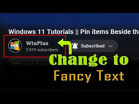 Font Magic: Elevate Your YouTube Channel Name!