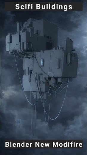 This One Blender Trick Creates Sci-Fi Buildings in Seconds #shorts #tutorial #blender