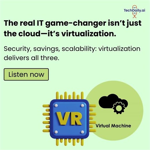 Efficiency, scalability & resilience, virtualization brings it all