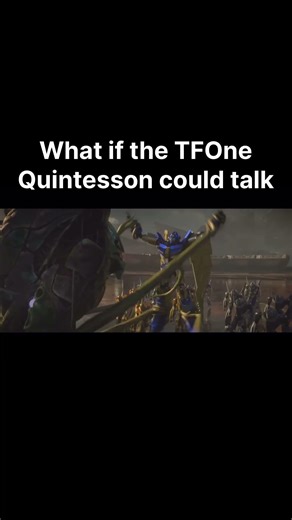 What if the TFOne Quintesson could talk #transformers