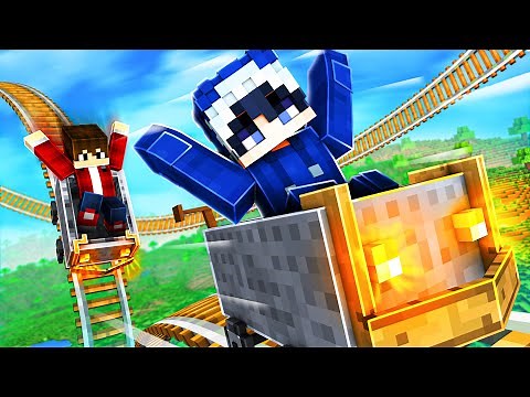 Wer baut die BESSERE ACHTERBAHN in MINECRAFT?