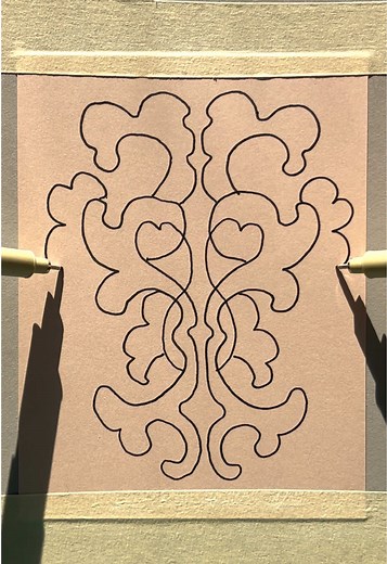 Rorschach test scrolling break