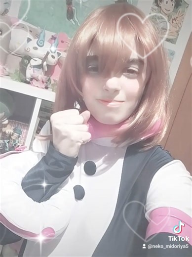 Aquí está el Cosplay de Ochakito! 🩷🫶🏻 #ochakouraraka #ochakourarakacosplay #myheroacadamia #cosplay #anime