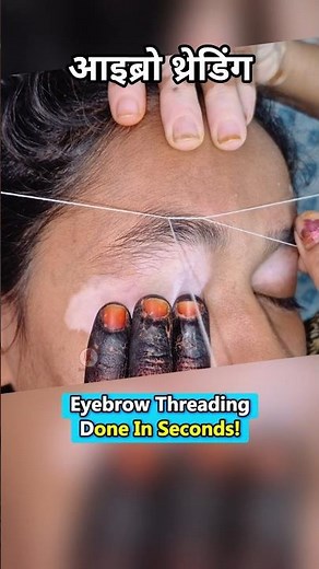 Eyebrow Threading Tutorial | Clean Shape Step by Step ✨#threading