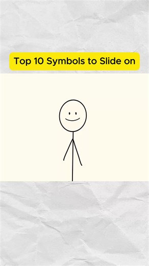Top 10 Symbols to Slide on - Part 1 #DoodleDigest #Symbols #ranking #explainer #FunnyExplainer