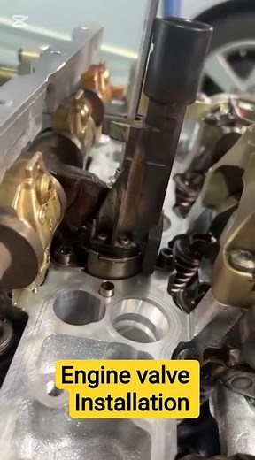 Engine Valve Installation.