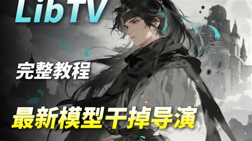LibTV掀桌短剧圈！最新模型干掉导演！直接手撕漫剧圈（全流程教程制作）
