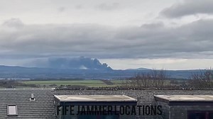 What's the major fire over the water ? | Fife jammer locations