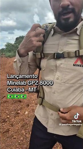 Lançamento Minelab GPZ 8000.novo colete Pro- Swing 125: Distribua o peso do detector!
