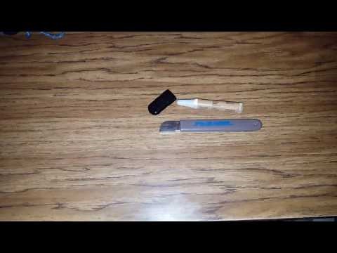 Blue Hawk Pruner Sharpener-Best Ferro Rod Striker Ever?! $5?!?