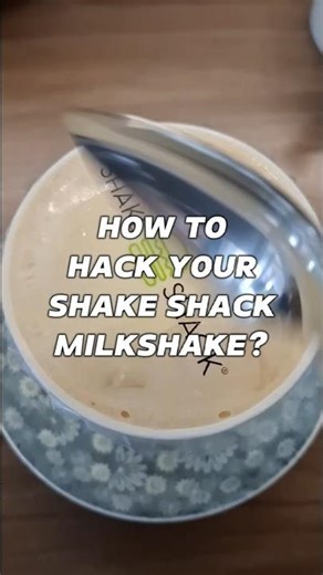 Making Shake Shack milkshakes taste better #foodhack こうすることでシェイクシャックのミルクシェイクの味は良くなるのでしょうか？