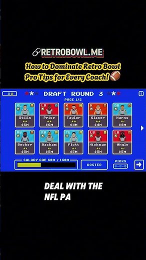 How to Dominate Retro Bowl: Pro Tips for Every Coach! #shorts