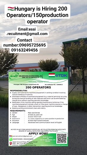 528K views · 4.5K reactions | ‼️Hungary is Hiring ‼️ Scan the QR...